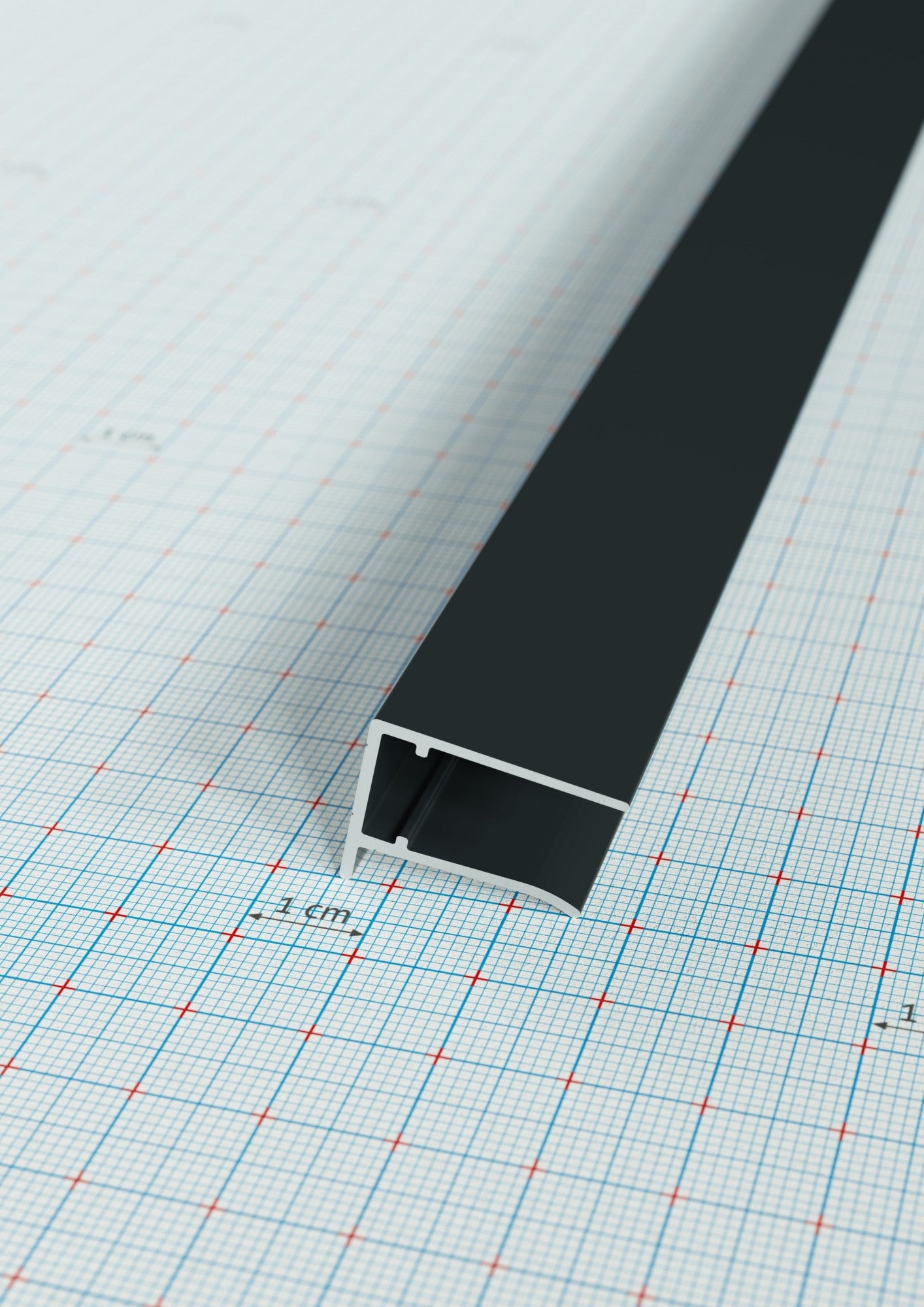 PolyfiX T10 végzáró profil - antracit