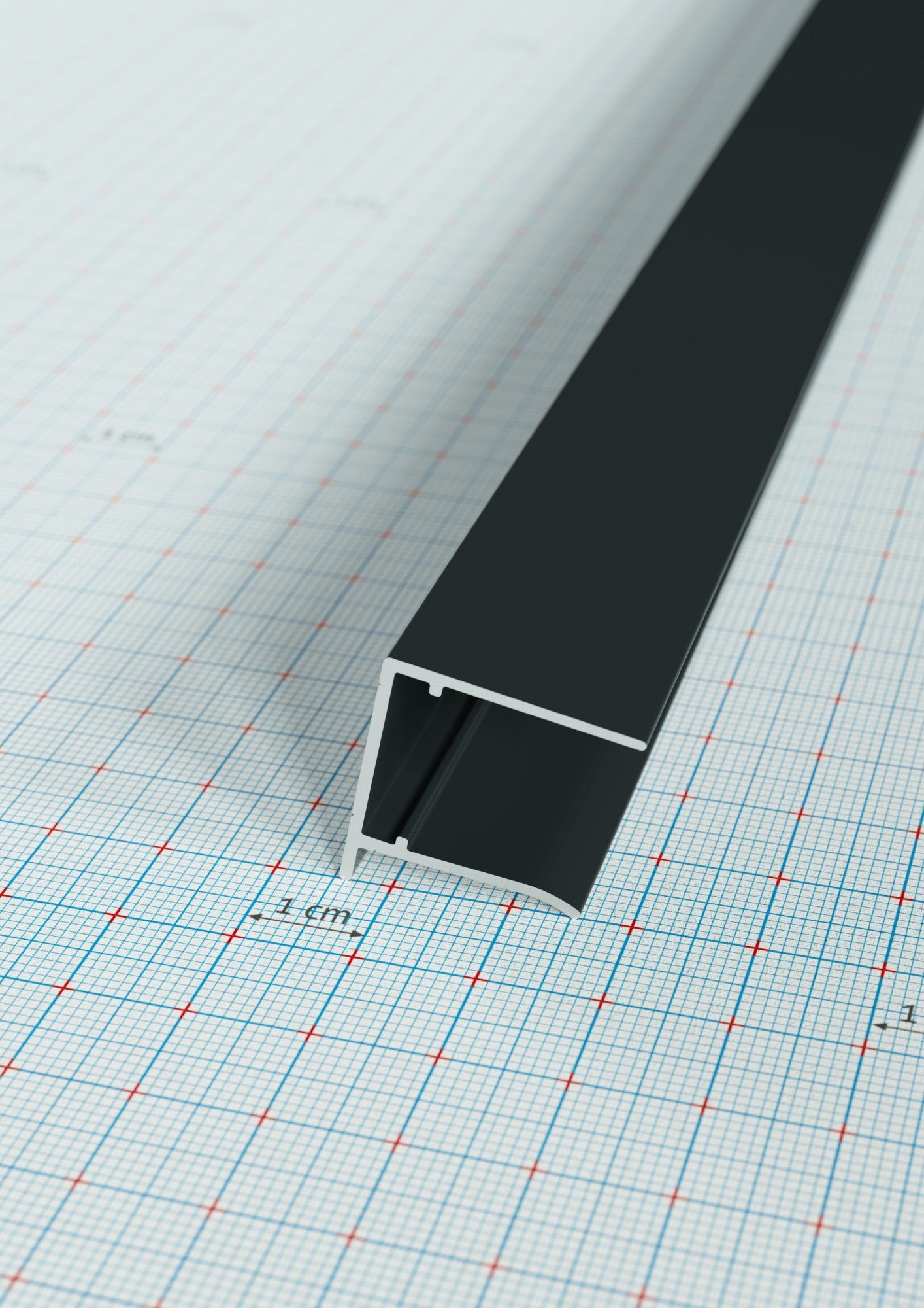 PolyfiX T16 végzáró profil - antracit