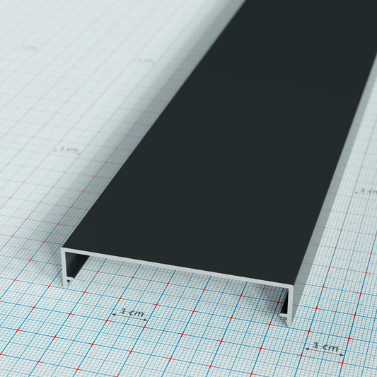 PolyfiX FE61 fedőprofil - Antracit